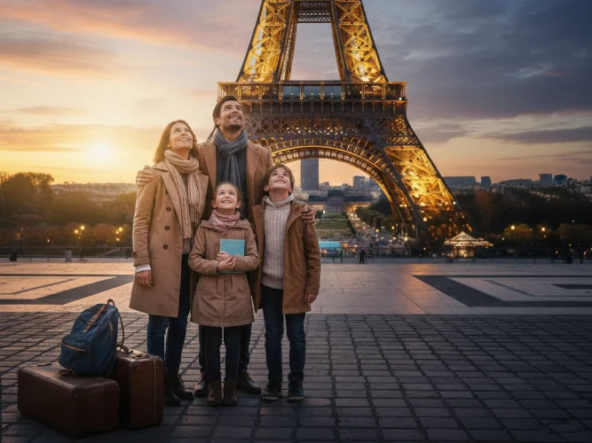 Família Rumo à França